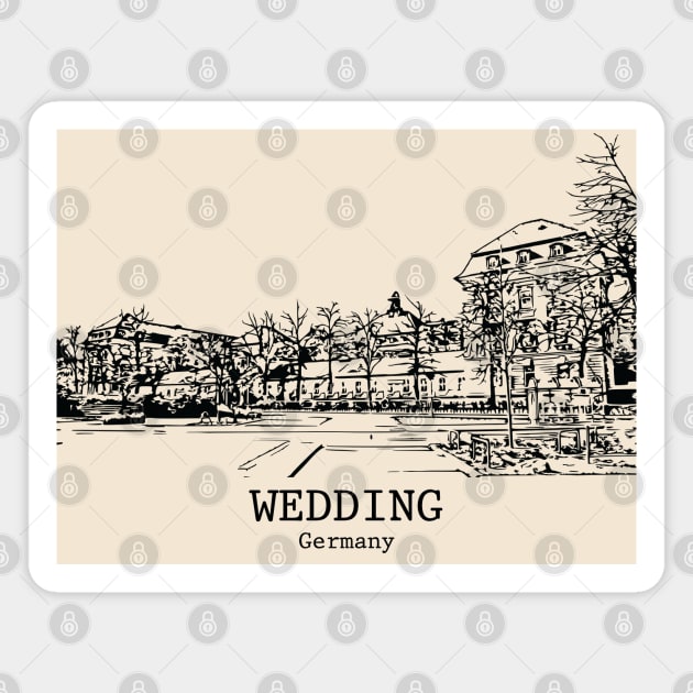 Wedding - Germany Magnet by Lakeric